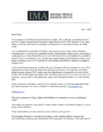 2025 spring letter to IMA clients